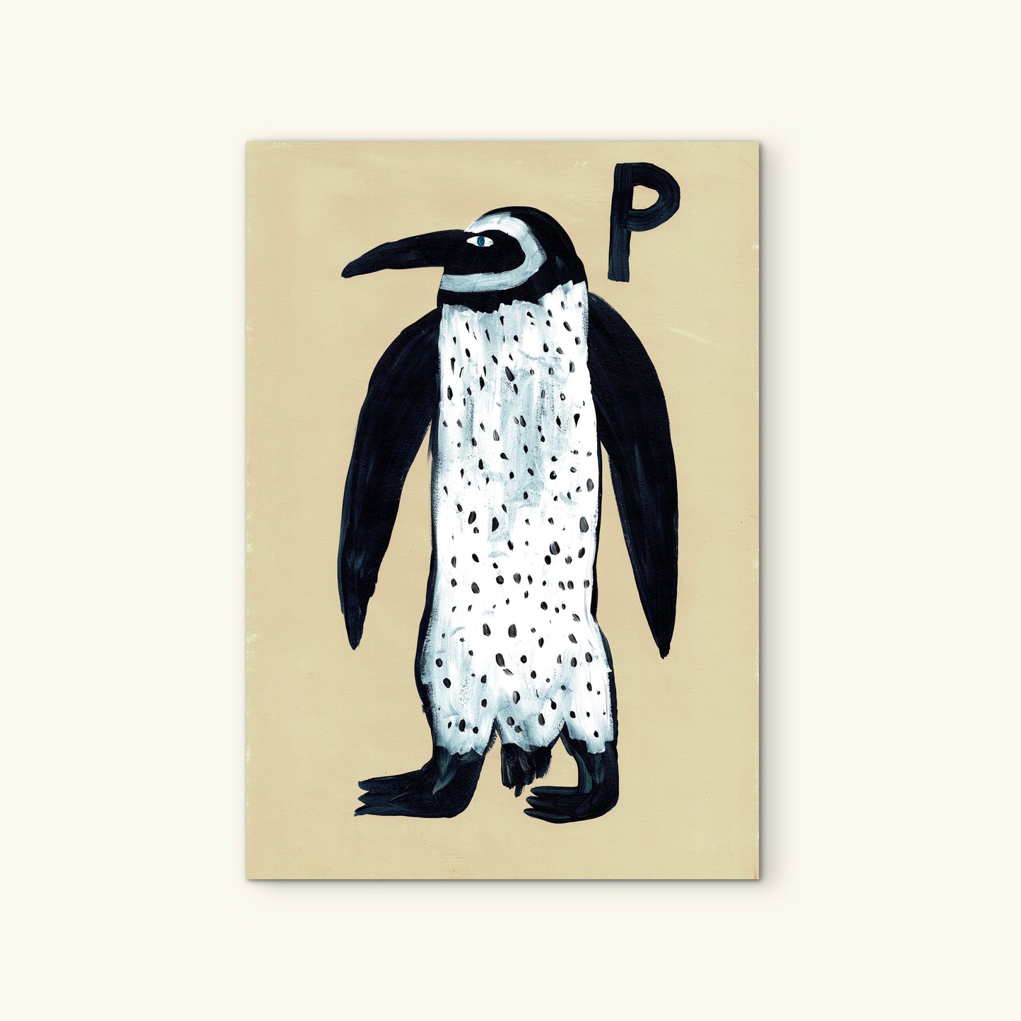 Alphabet P Penguin Print.