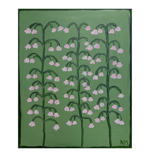 Pink lily of valley.