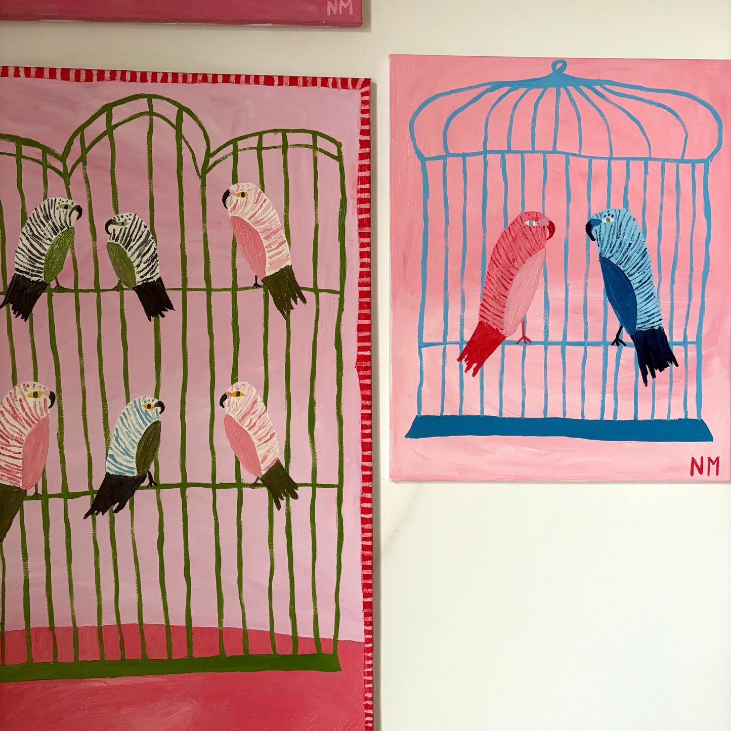 Birds in love