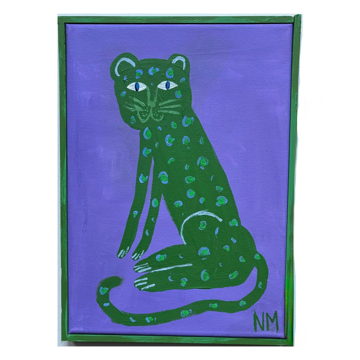 Green leopard.