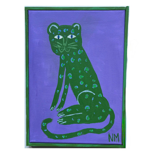 Green leopard.