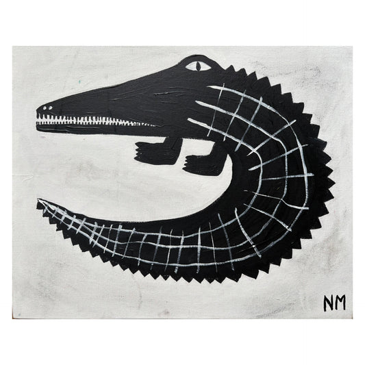Black crocodile.