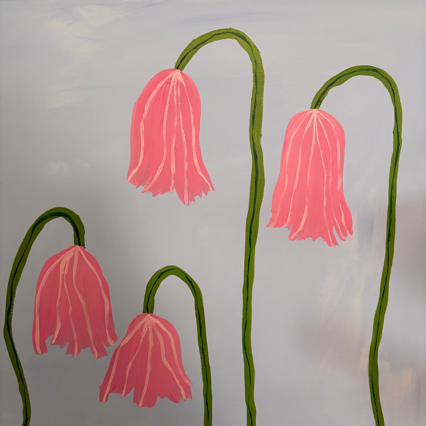 Pink tulips.