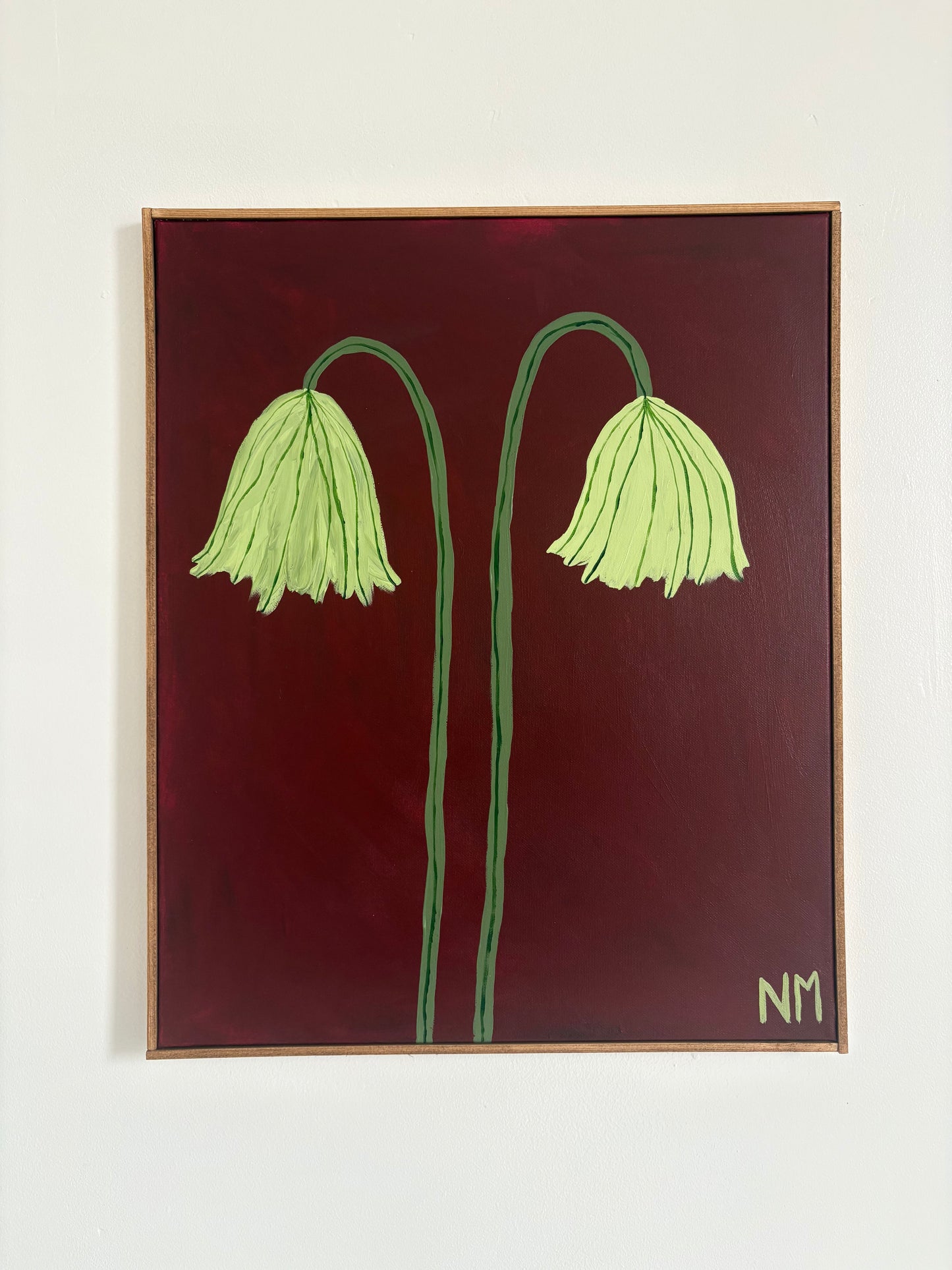 Two Green Flowers.