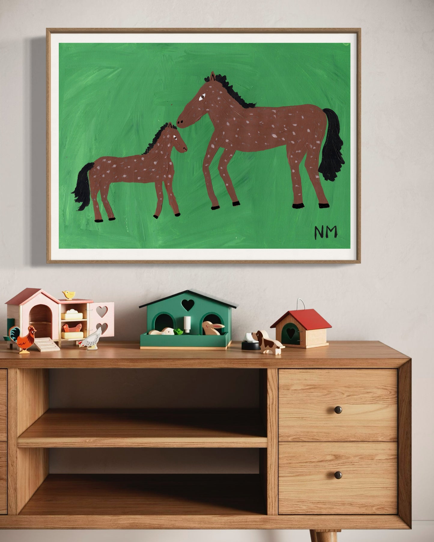 Baby horse print.