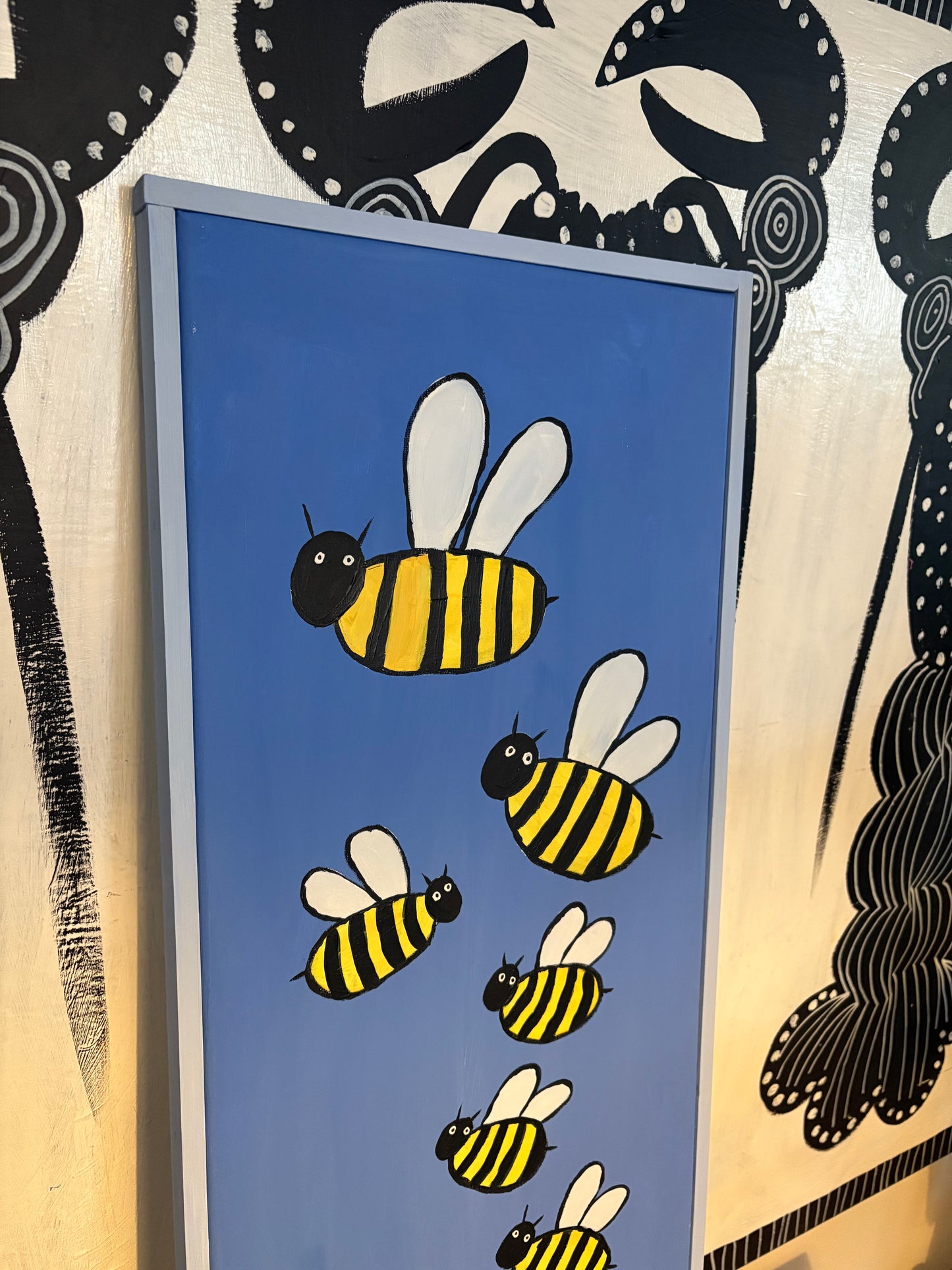Bee commission and print.