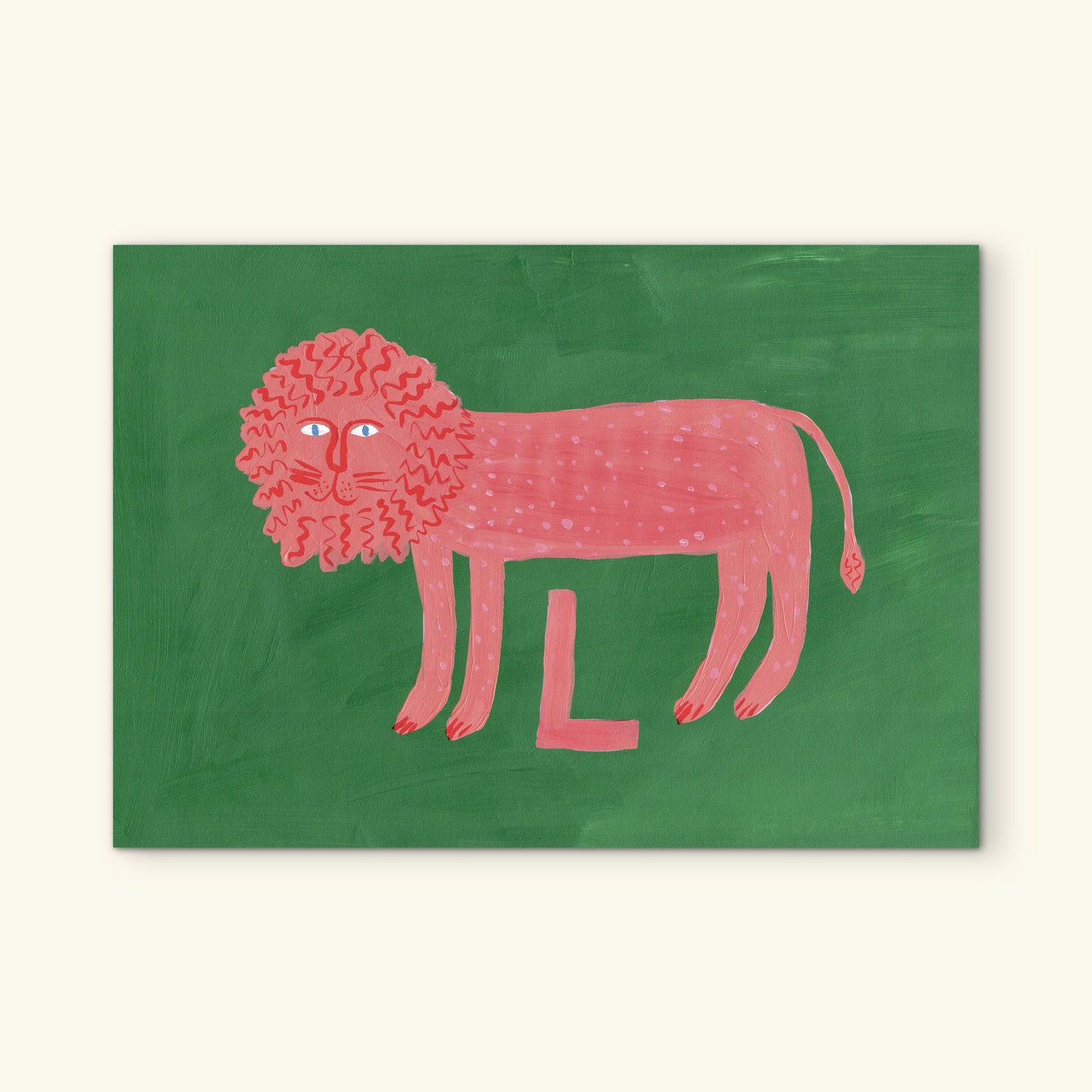Alphabet L Lion Prints.