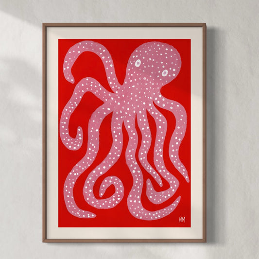 Pink octopus