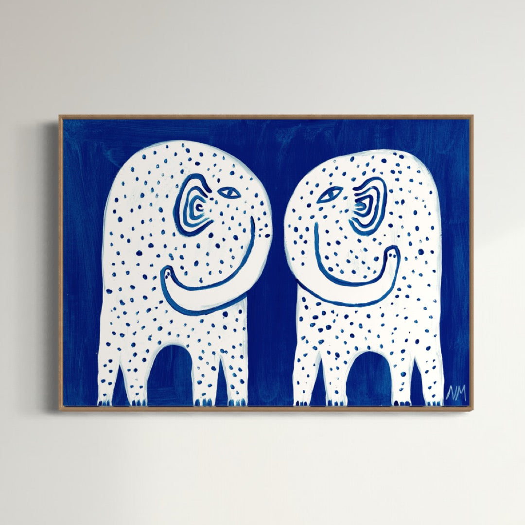 Two elephants