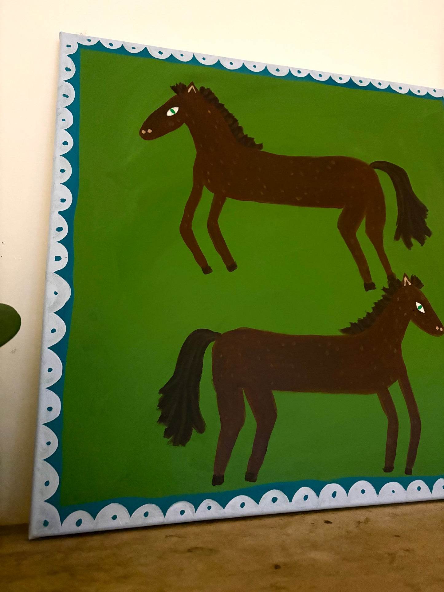 Horses in the field.