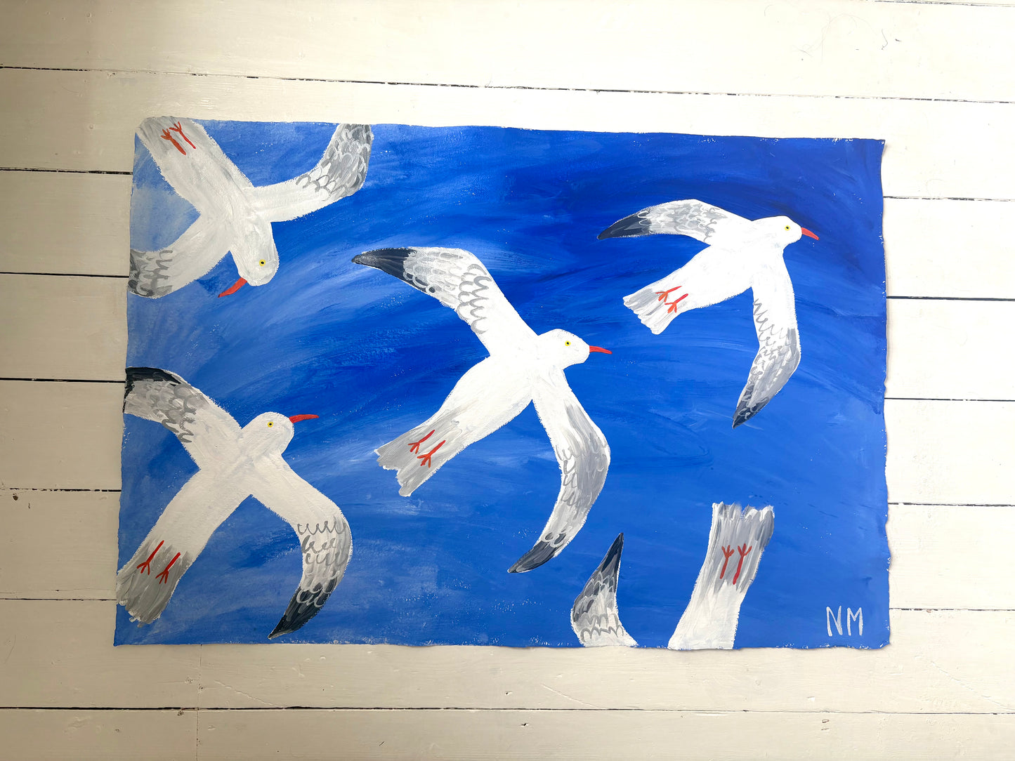 Seagulls In The Sky.