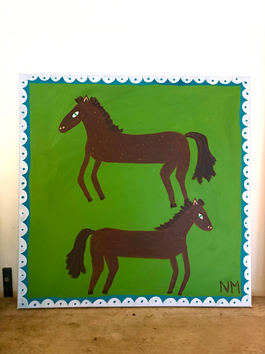 Horses in the field.