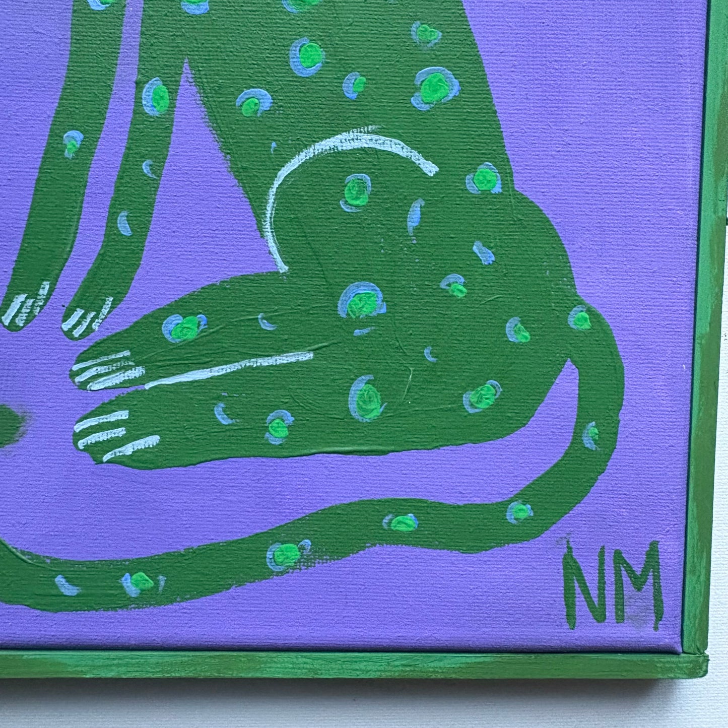 Green leopard.