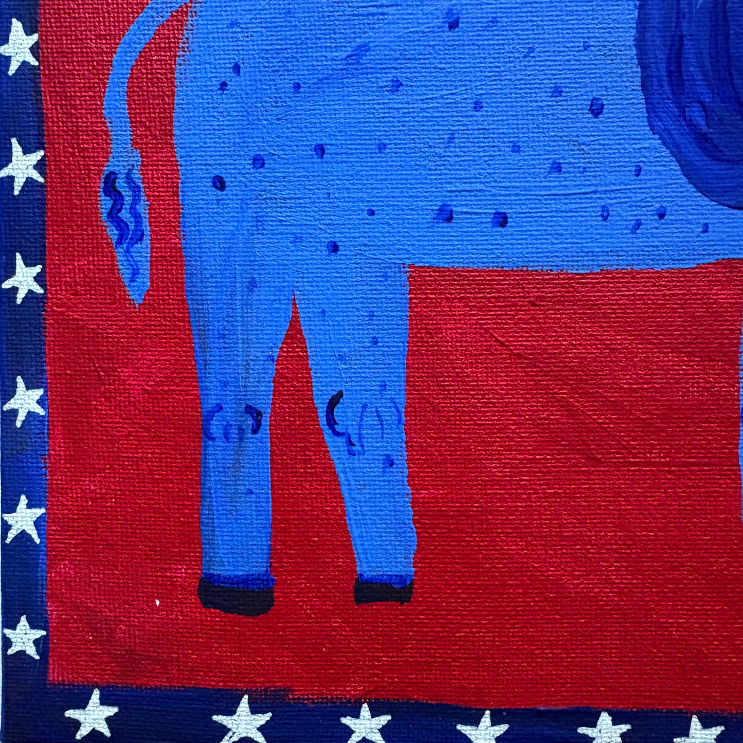 Blue elephant.