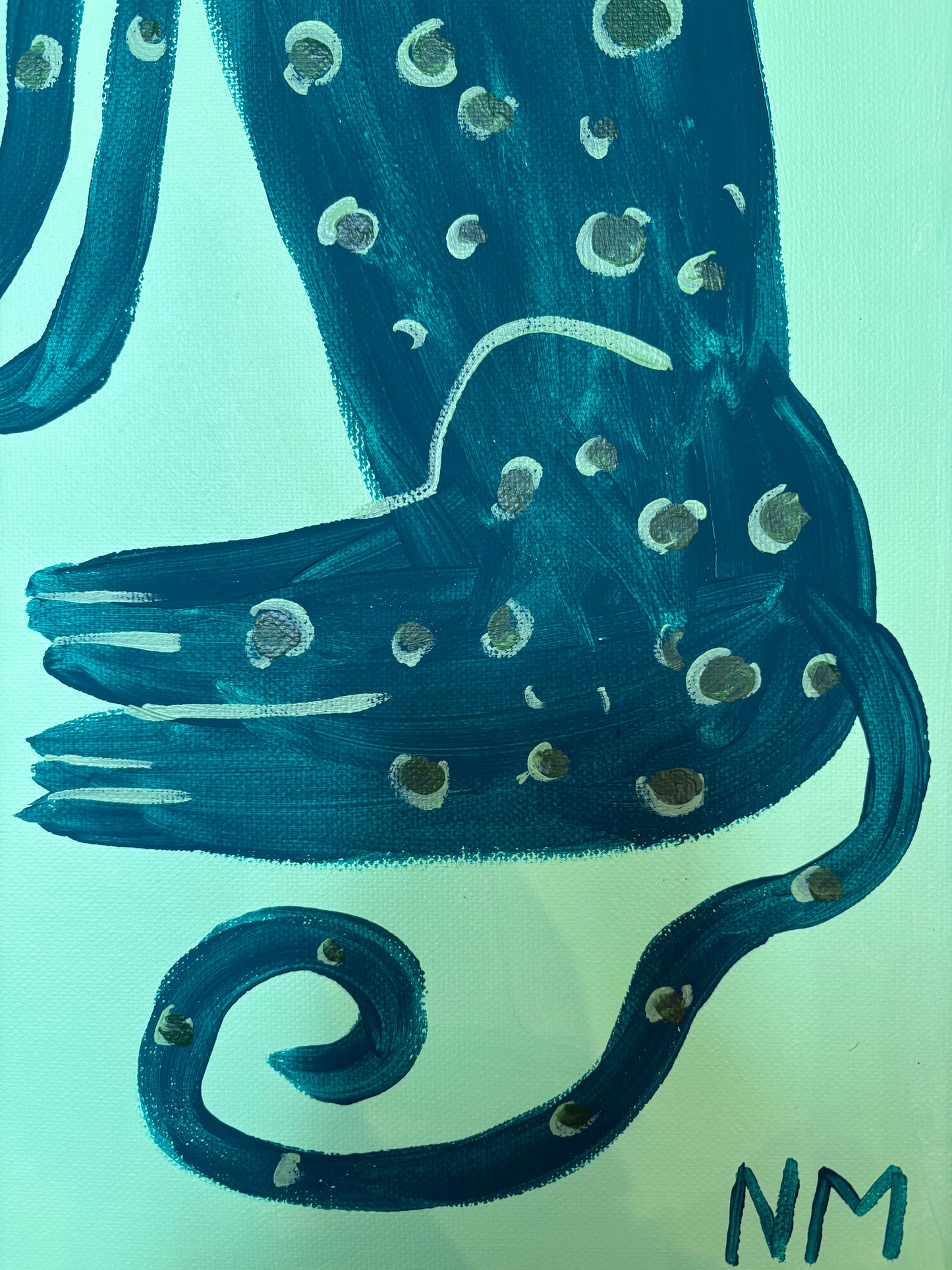 Green leopard friends.