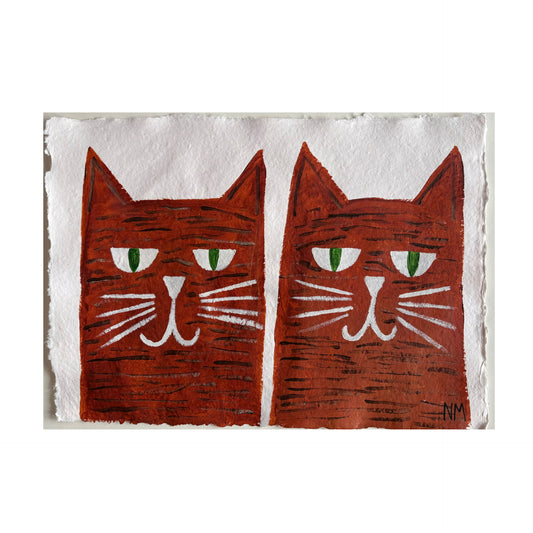 Ginger tabby cats.