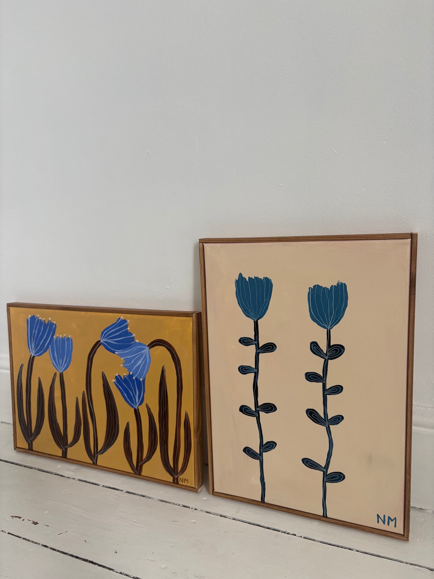 Blue Flowers.