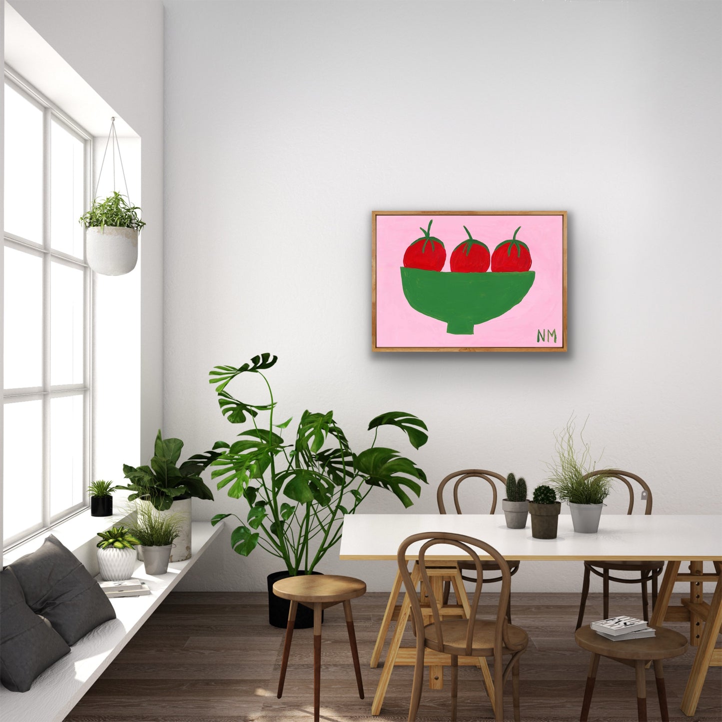 Three tomatos print.