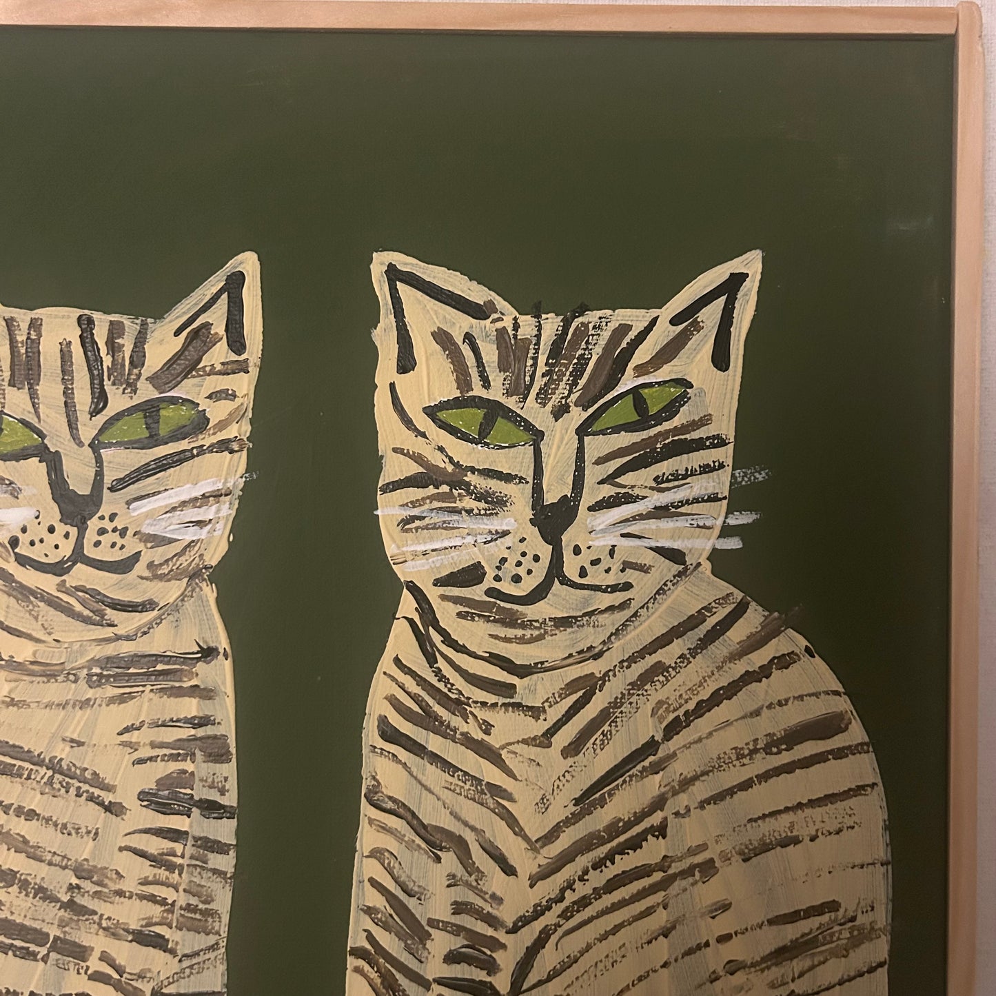 Two tabby cats