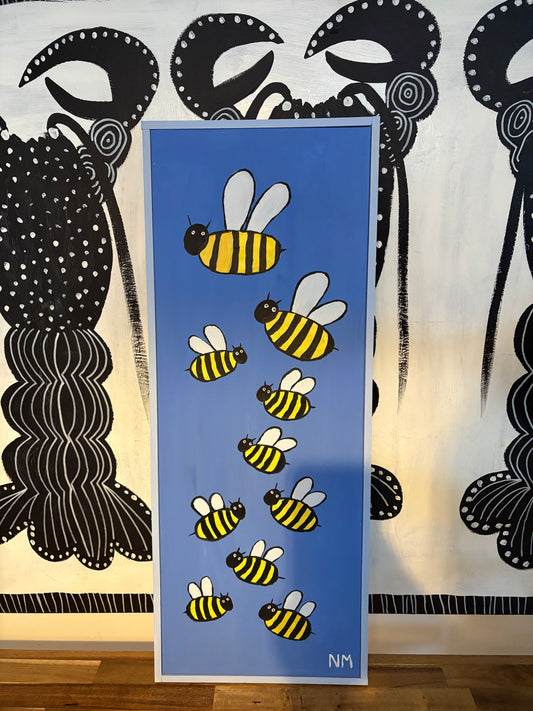 Bee commission and print.