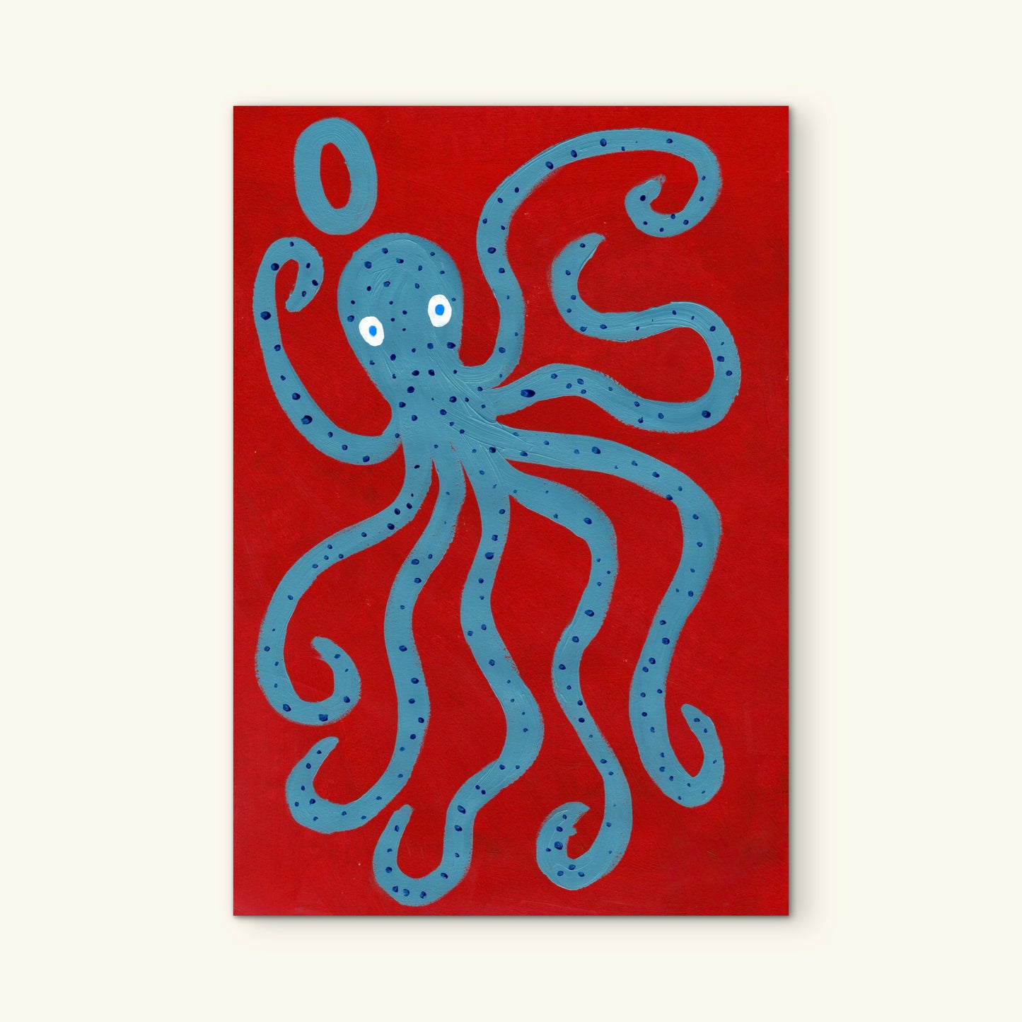 Alphabet O Octopus Print.