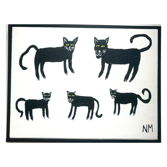 Black cats.