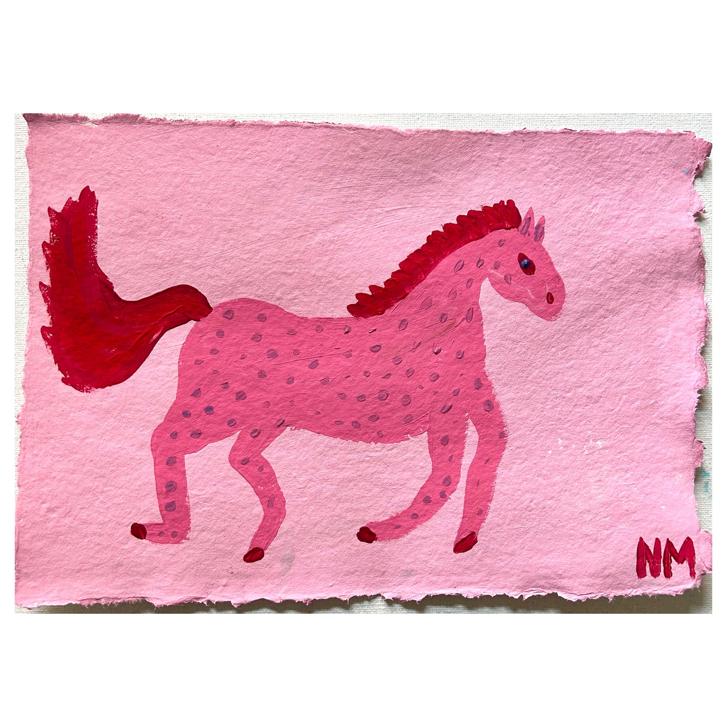 Pink horse