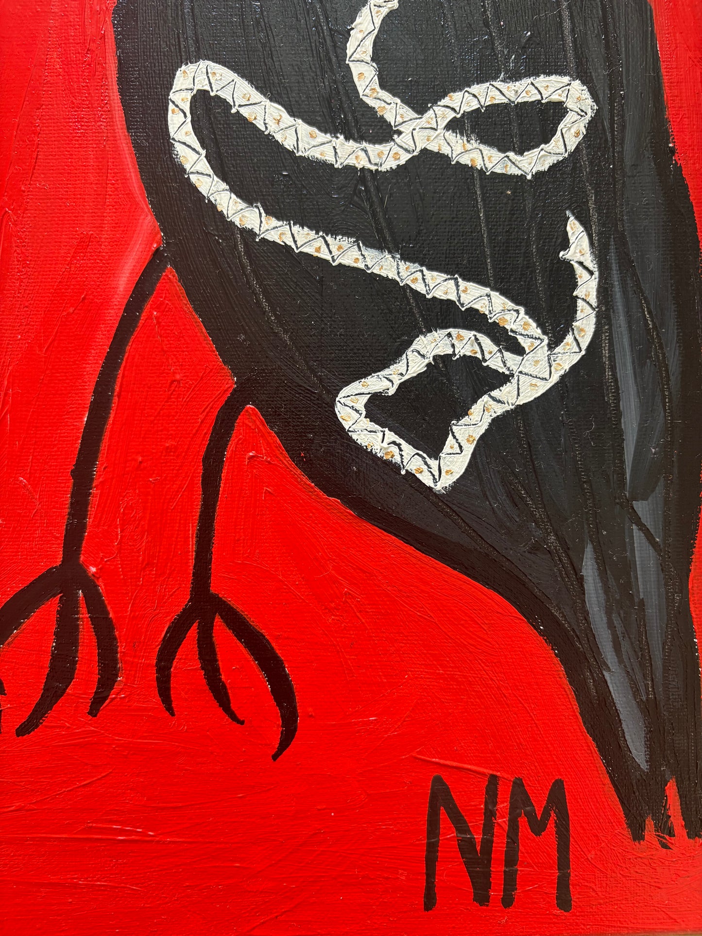 Crows and snakes.