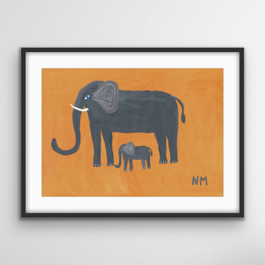 Elephant baby print.