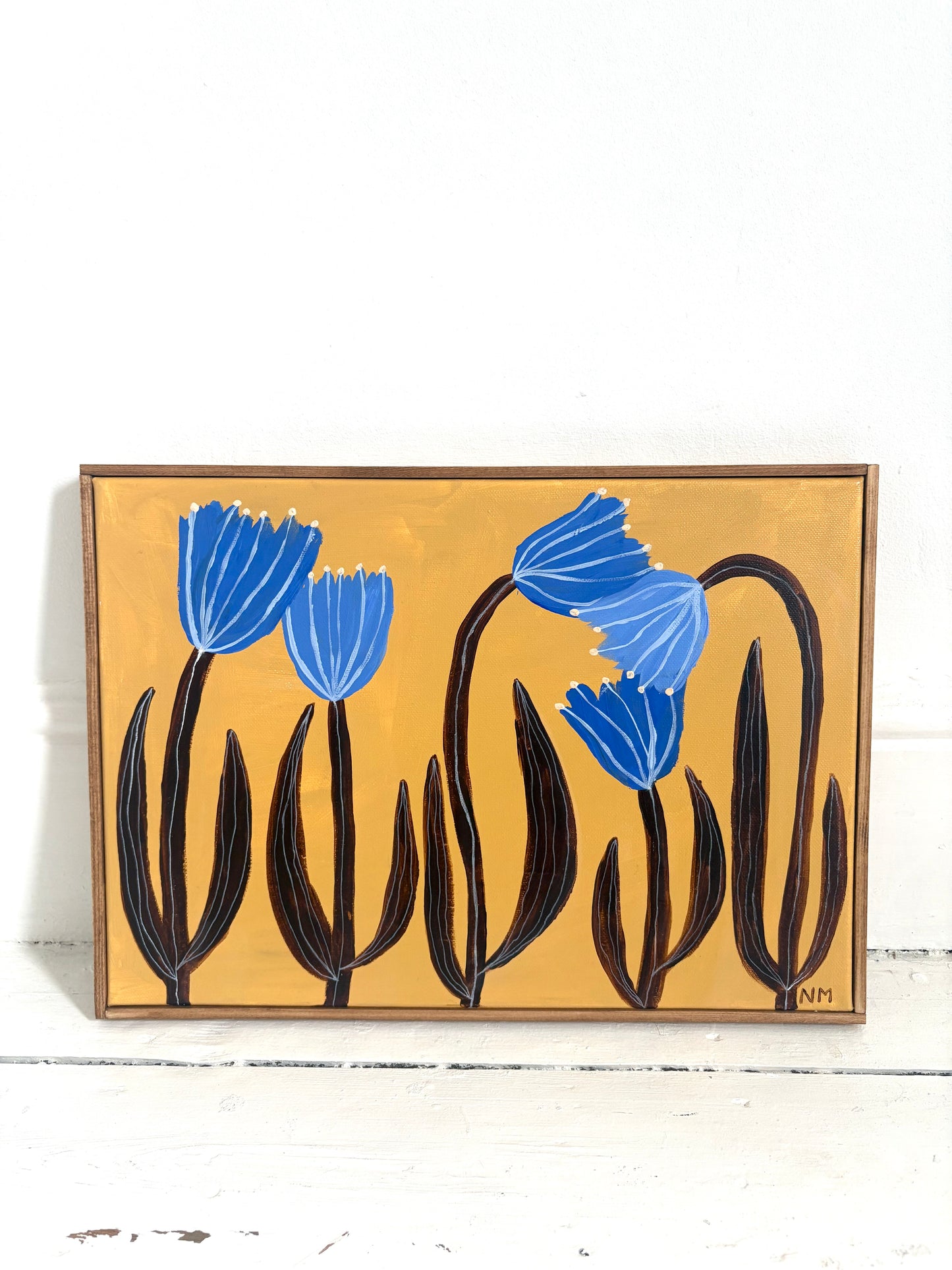 Blue Flowers.