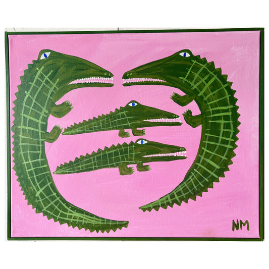 Crocodile family.