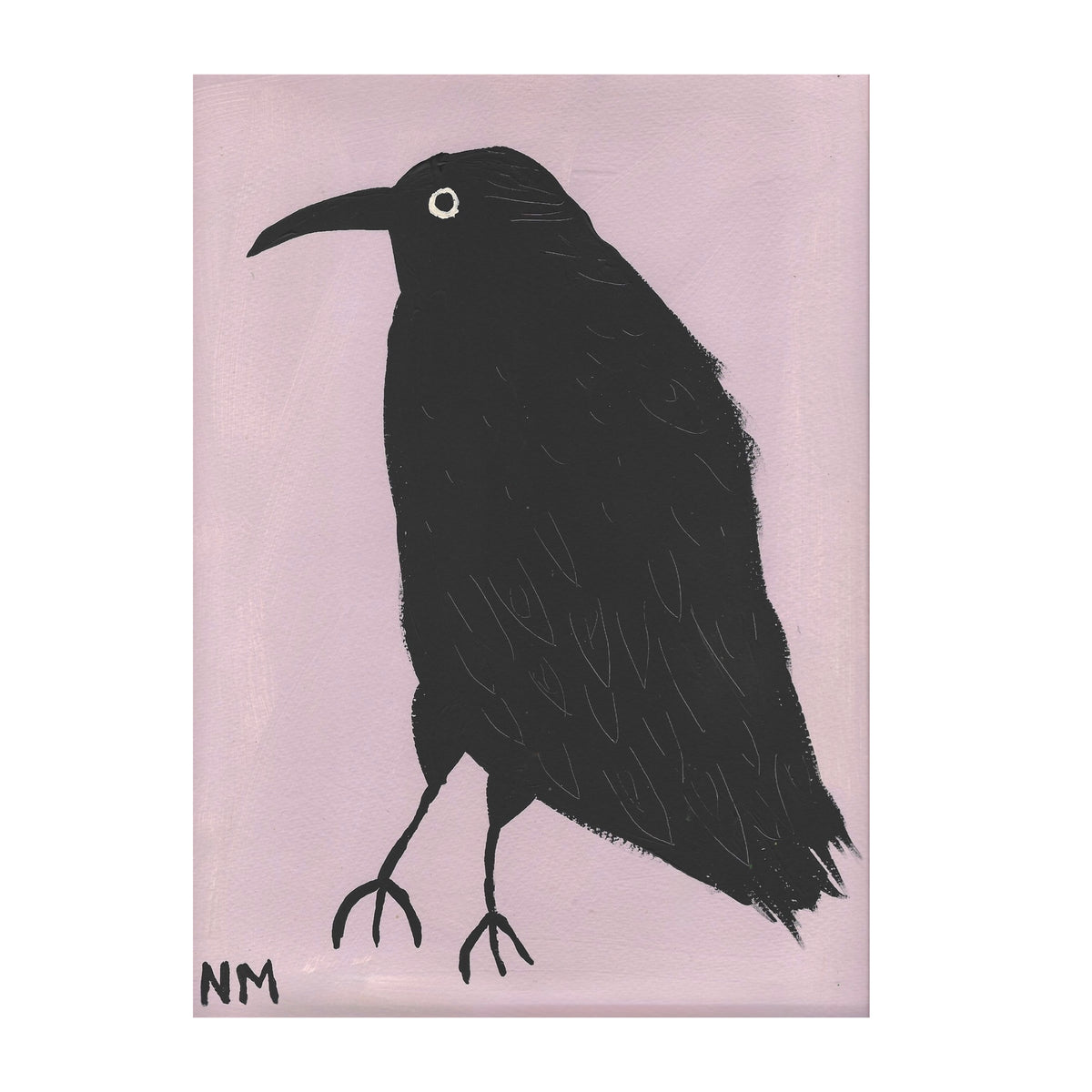 Crow print.