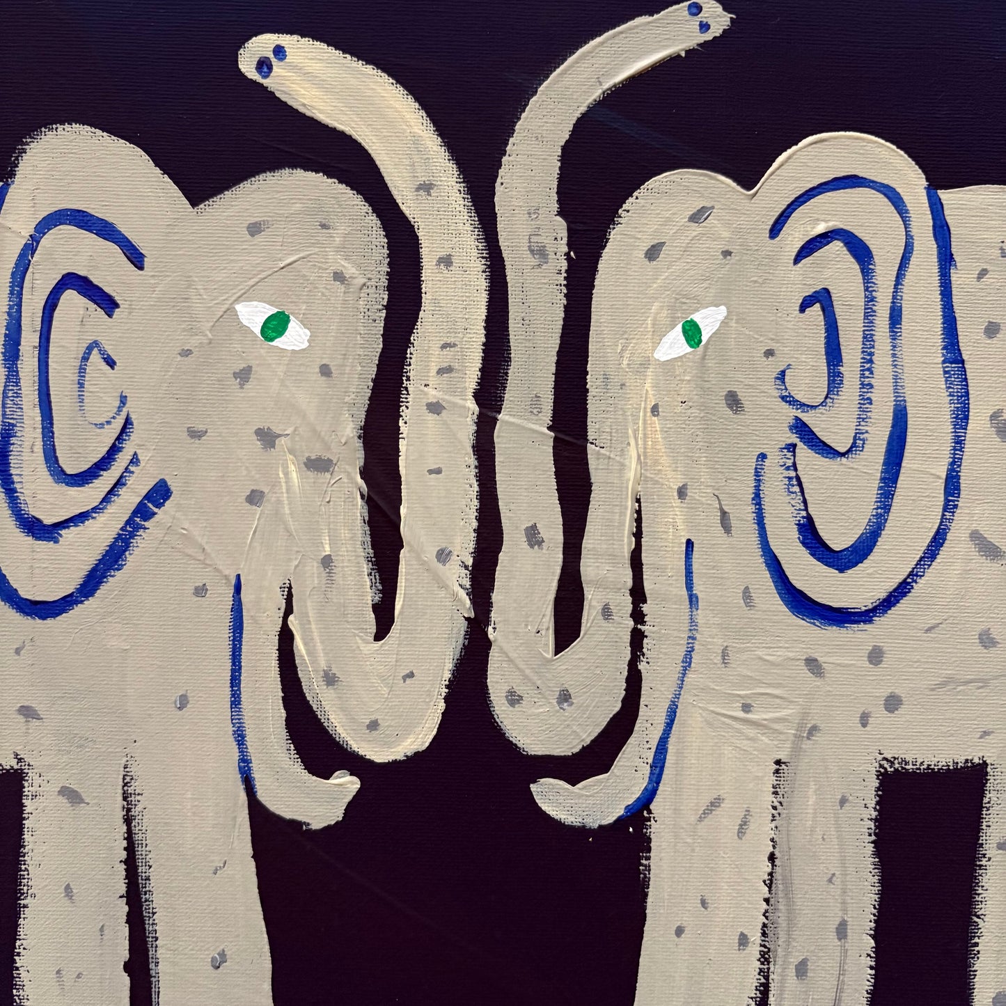Two lovely elephants.