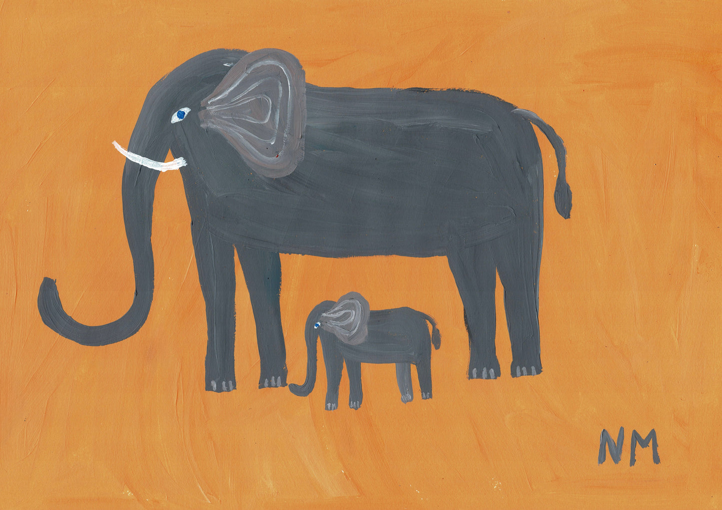 Elephant baby print.