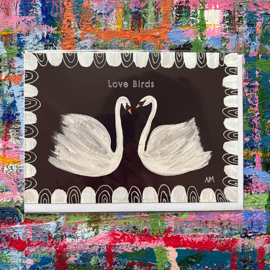 Love birds card.