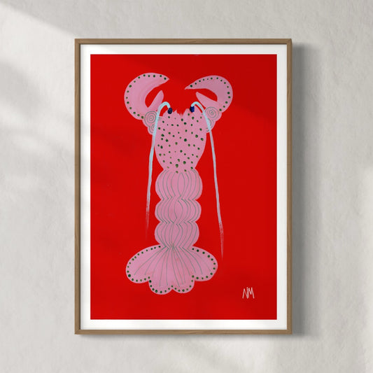 Pink lobster