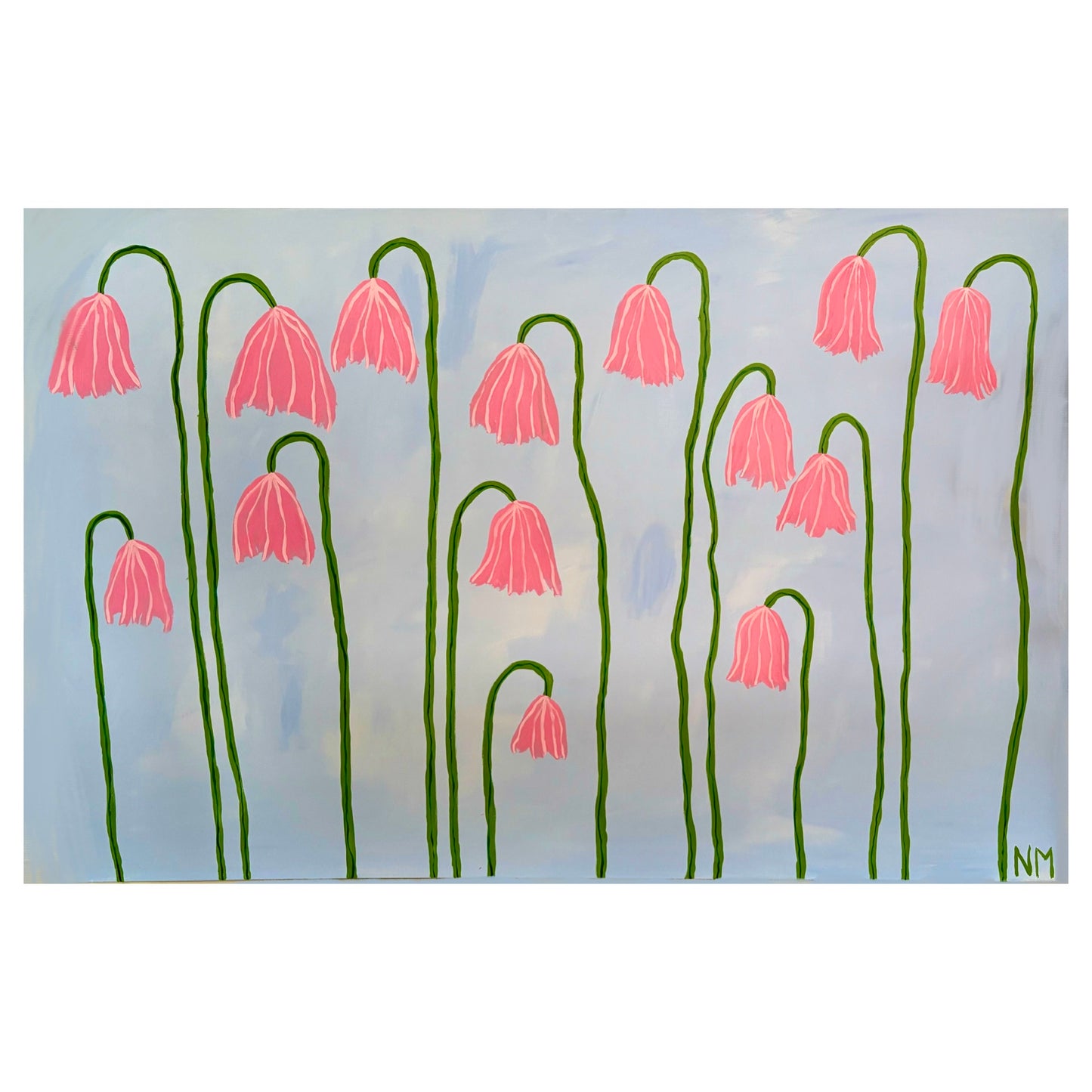 Pink tulips.