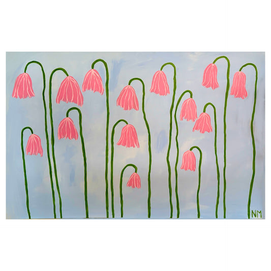 Pink tulips.