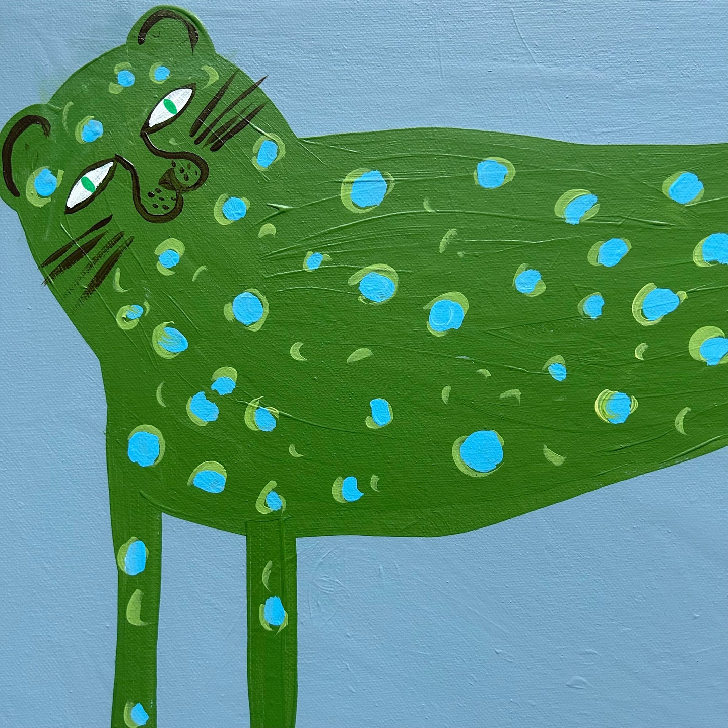 Green leopard