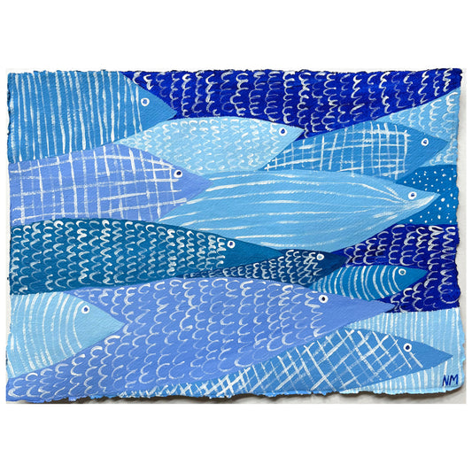 Blue fishes