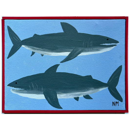Two sharks.