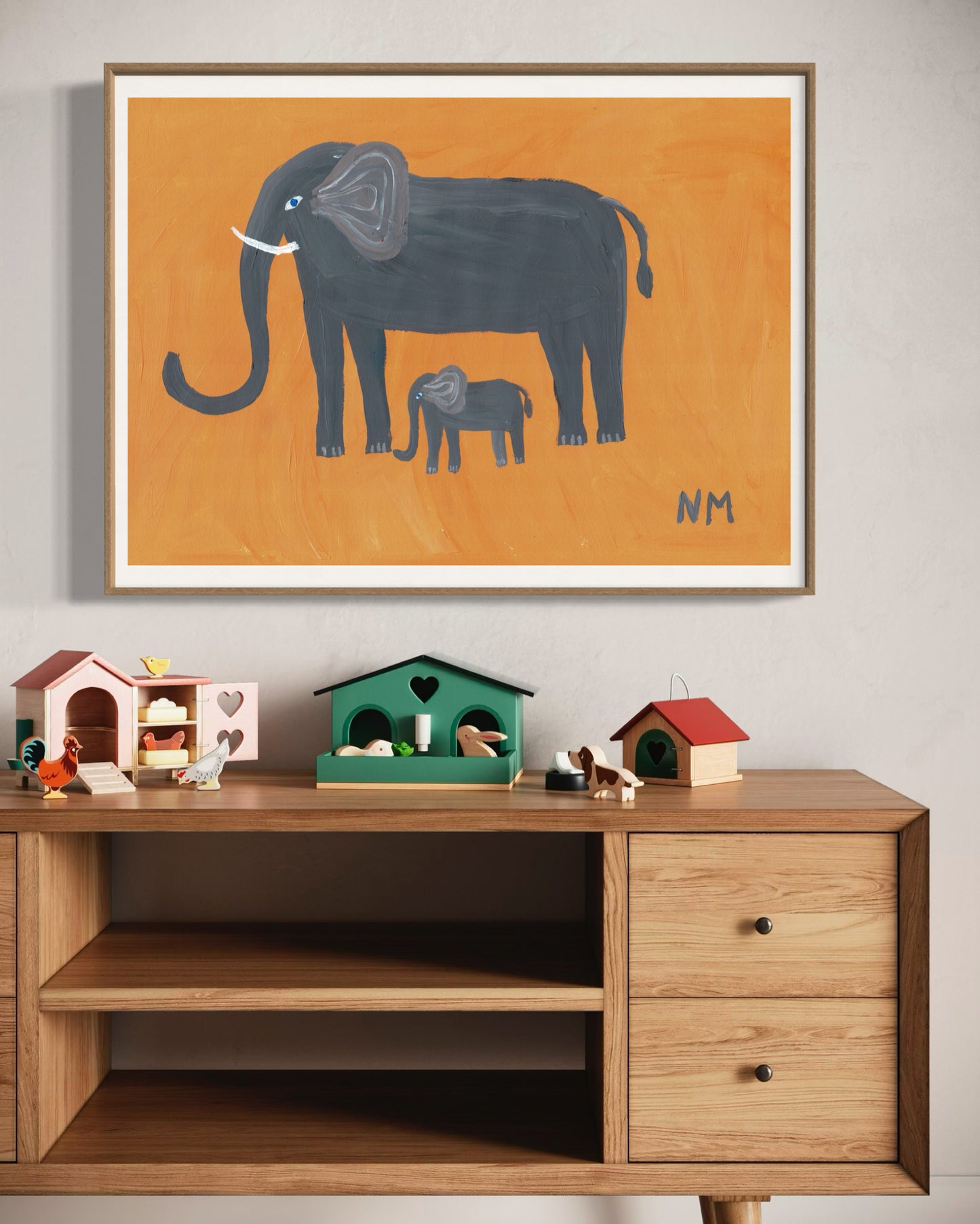 Elephant baby print.