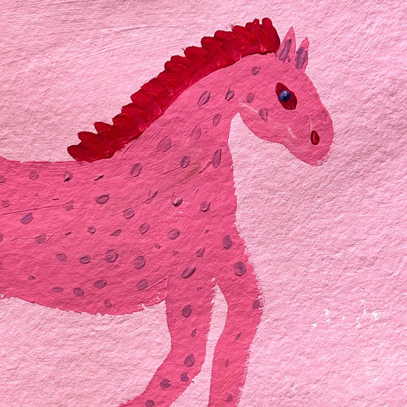 Pink horse