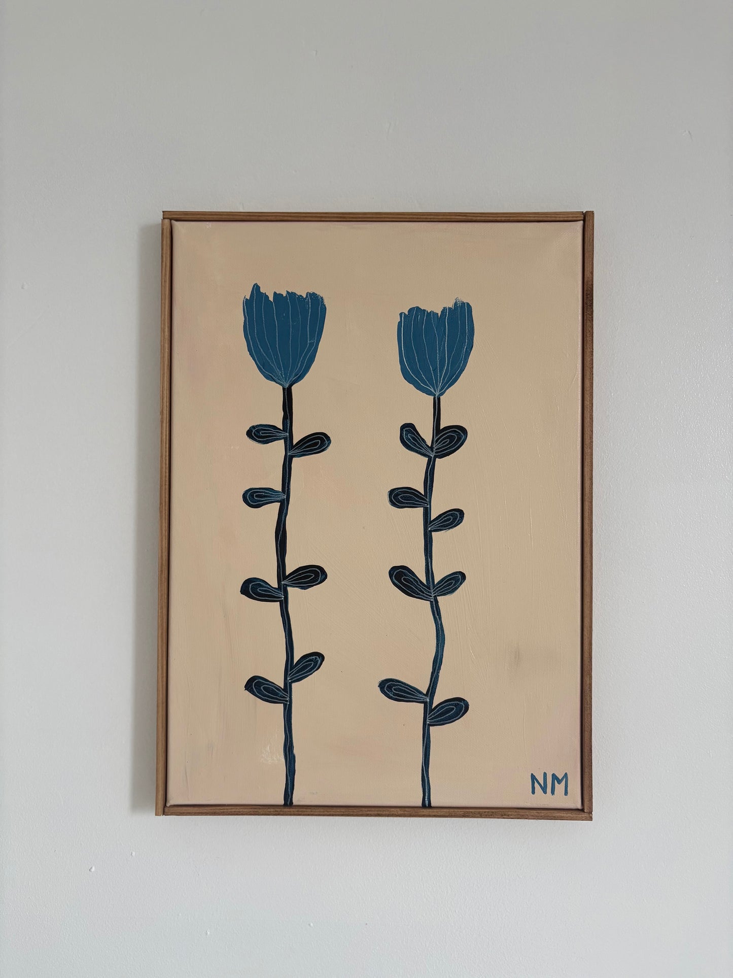 Blue Tulips.