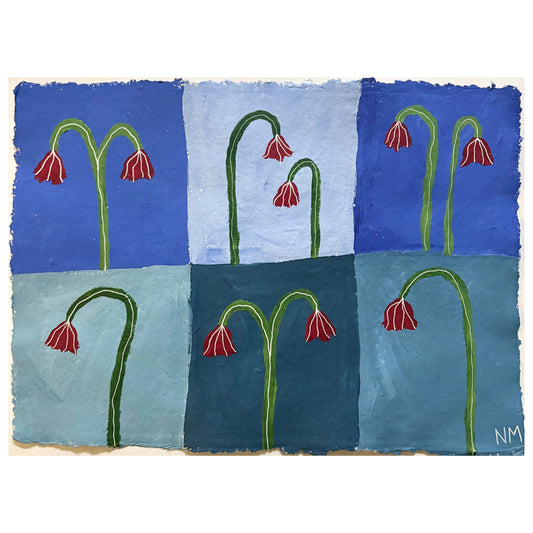 Little red flowers.