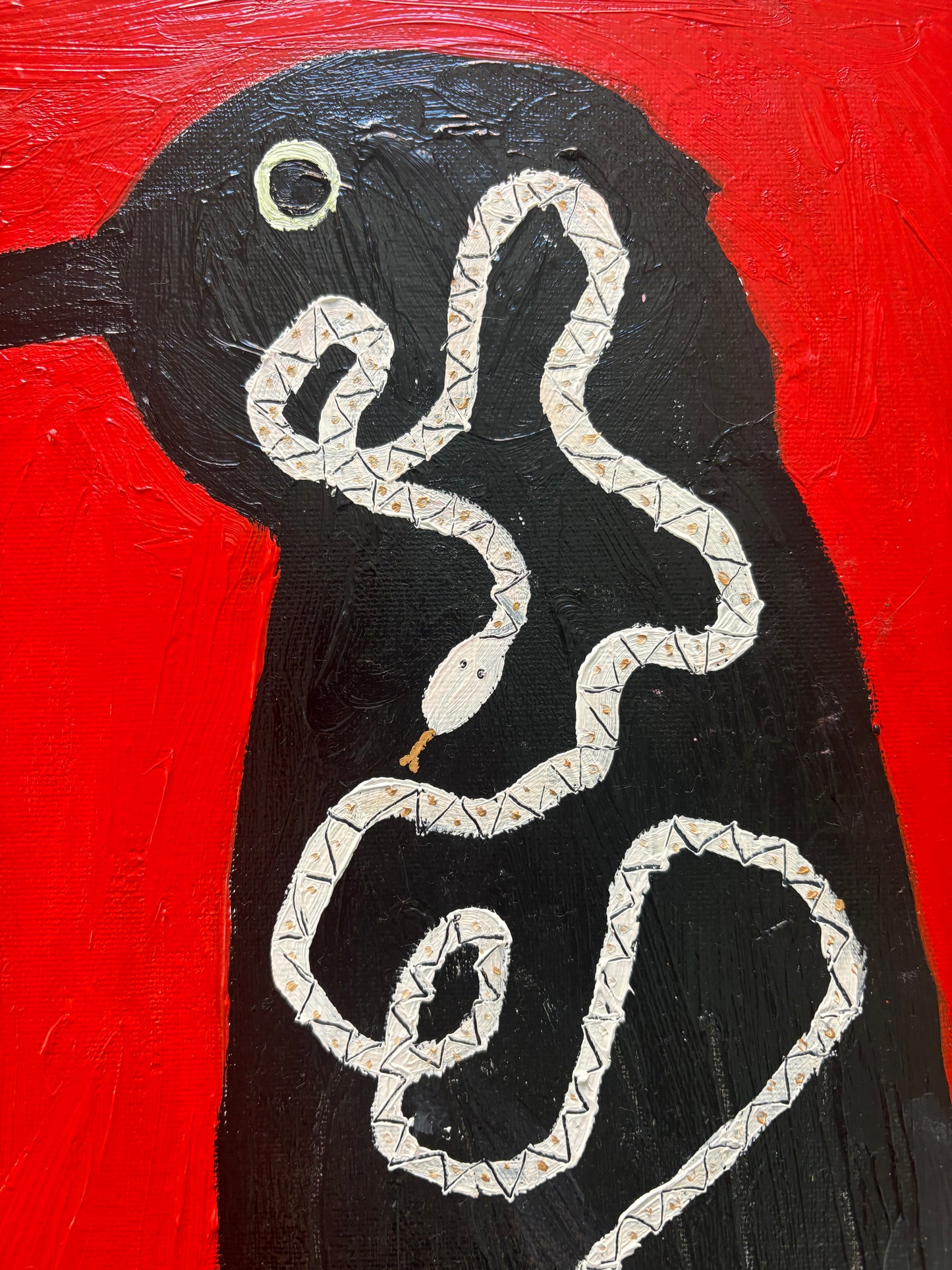 Crows and snakes.