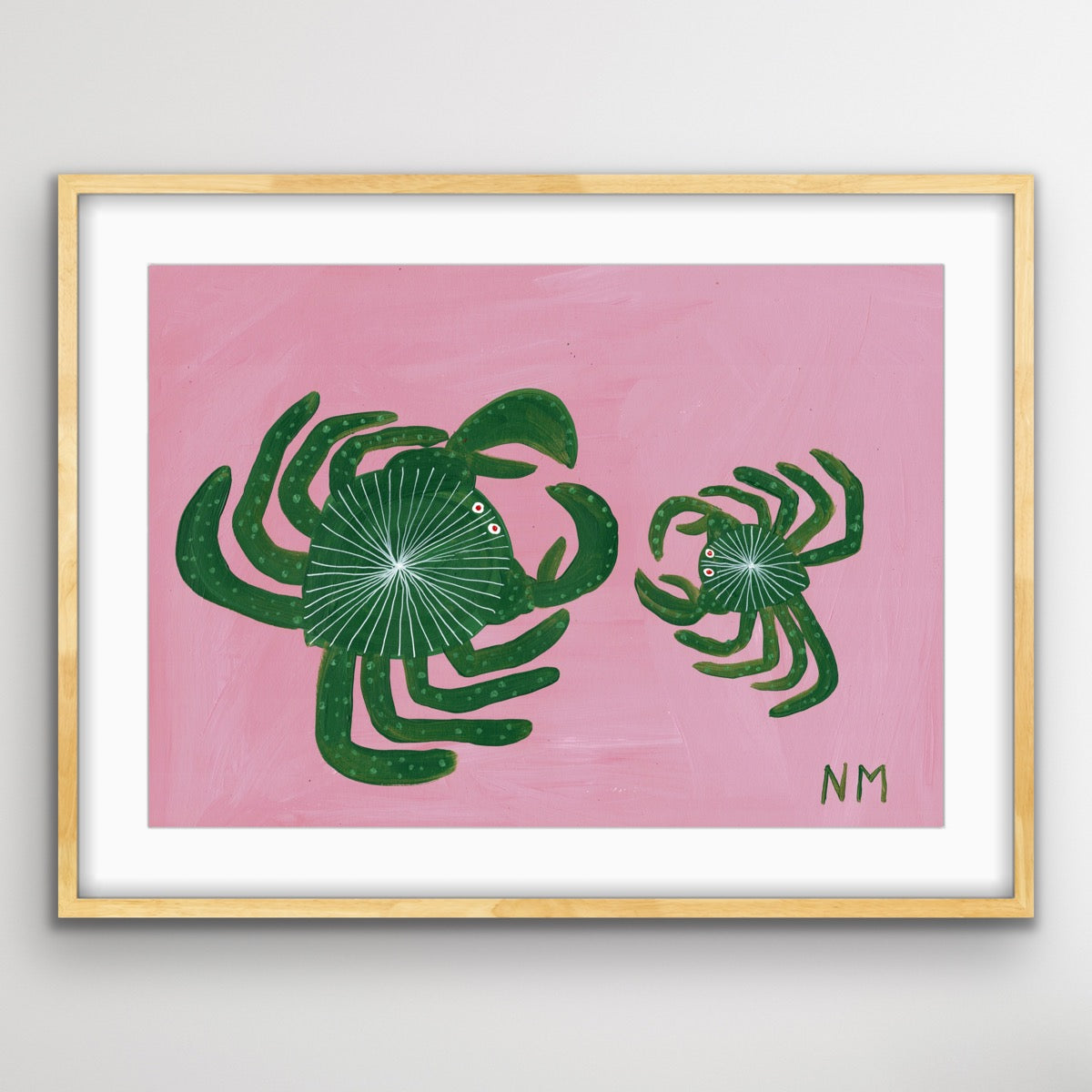 Baby crab print.