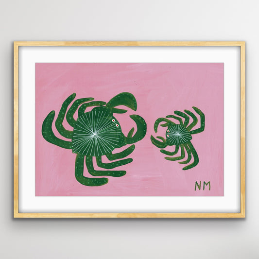 Baby crab print.