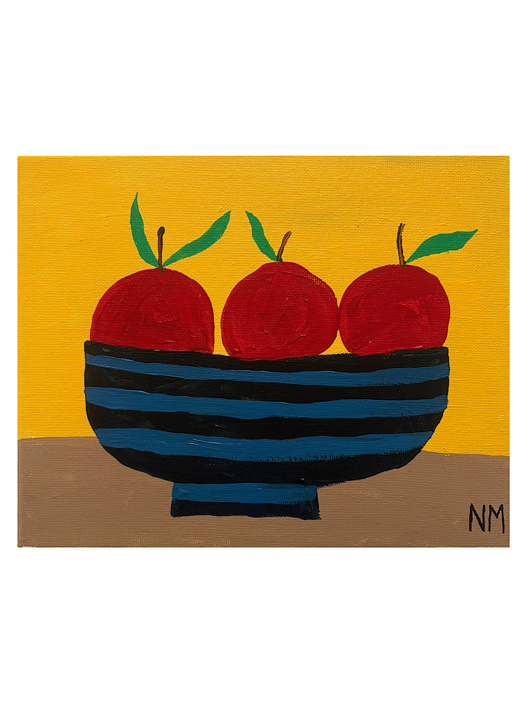 Bowl of apples.