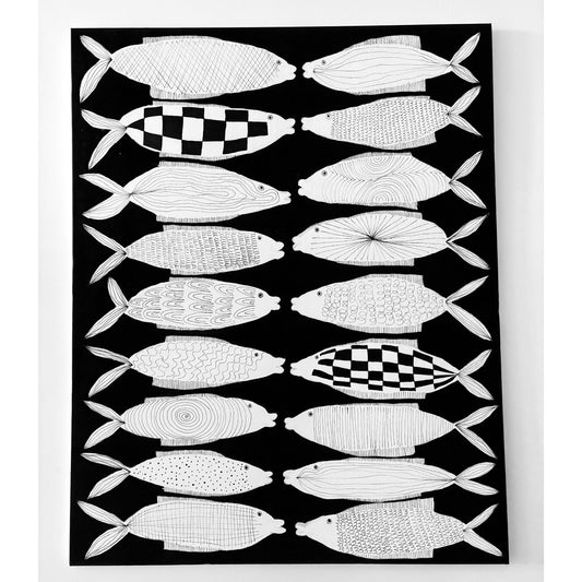 White fishes.